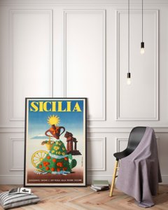 Poster Sicilia Italy