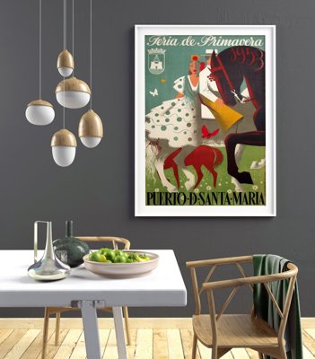 Vintage poster Feria Puerto De Santa Maria Spain