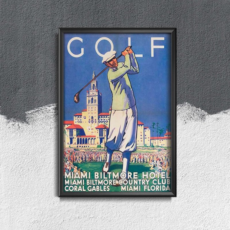 Poster Miami Golf