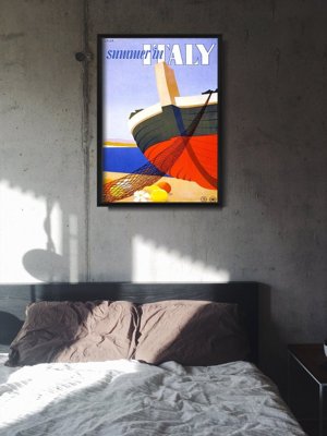 Poster summer in italy