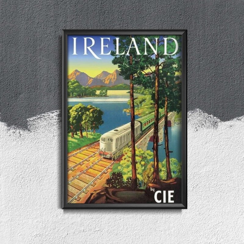 Poster Ireland train