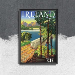 Poster Ireland train