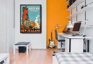 Vintage poster New Zealand