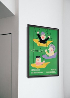 Poster Brussels Fair Attraction Belgium