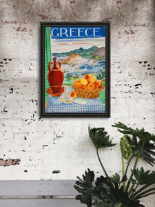 Wall art Greece