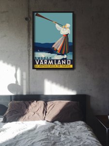 Canvas poster Sweden Varmland