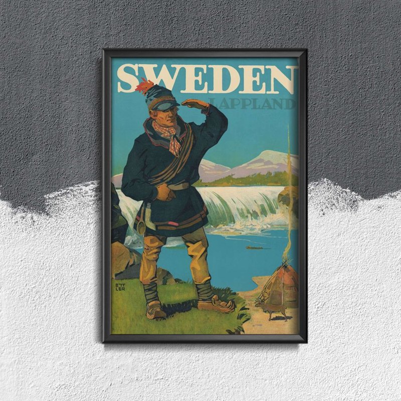 Poster Sweden Lappland