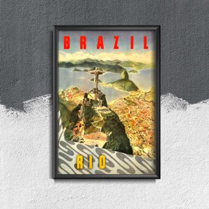 Canvas poster Brazil Rio