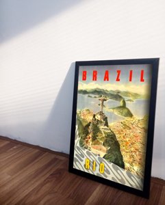 Canvas poster Brazil Rio