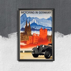 Vintage poster Germany Motoring