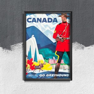 Wall art Canada Go Greyhound