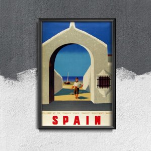 Canvas poster Spain