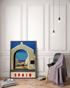 Canvas poster Spain