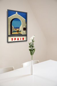 Canvas poster Spain