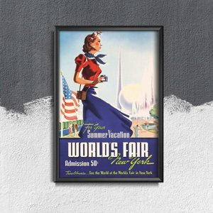 Poster World's Fair New York Usa