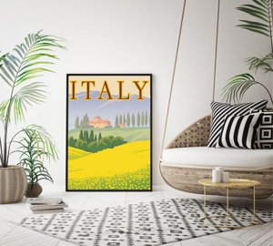 Vintage poster Italy View