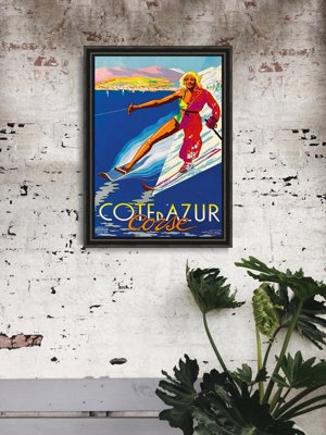 Canvas poster South of France Corsica