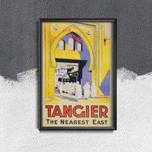 Canvas poster Morocoo Tangier