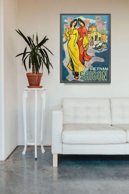 Vintage poster Visit Vietnam Sagon
