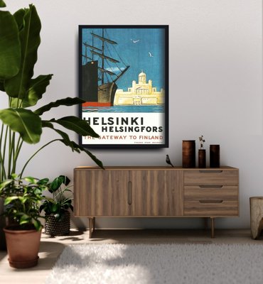 Vintage poster Helsinki