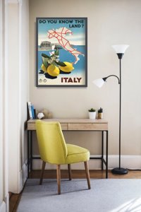 Wall art Do you know the land Italy