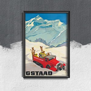 Wall art Gstaad Switzerland