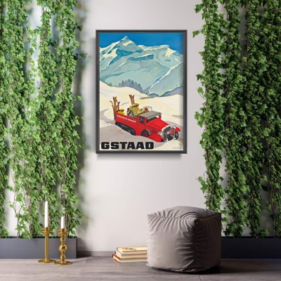 Wall art Gstaad Switzerland