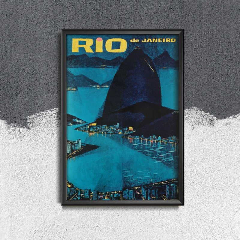 Canvas poster Rio de Janerio Brazil