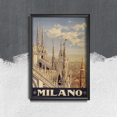Poster Milano Italy