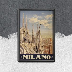 Poster Milano Italy