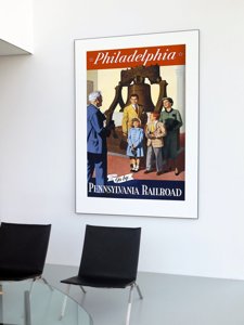 Poster Philadelphia Pennsylvania Railroad