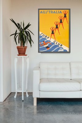 Vintage poster Australia Surf Club