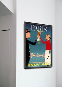 Canvas poster Paris French Air