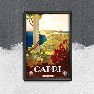 Poster Capri Italy