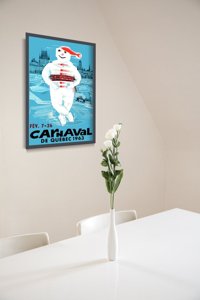 Canvas poster Quebec Carnaval Canada