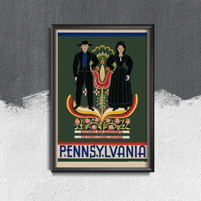 Vintage poster Pennsylvania