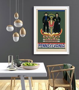 Vintage poster Pennsylvania