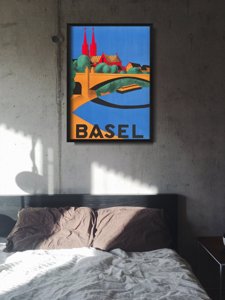 Canvas poster Basel Switzerland