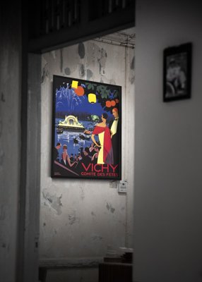 Vintage poster art Vichy Comite Des Fetes