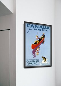 Wall art Canada for game fish