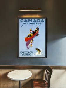 Wall art Canada for game fish