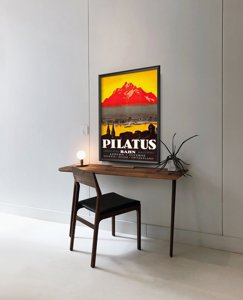 Poster Switzerland Pilatus Lucern