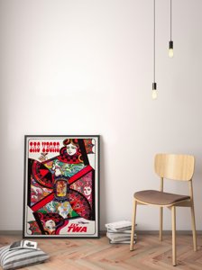 Canvas poster Fly TWA Las Vegas