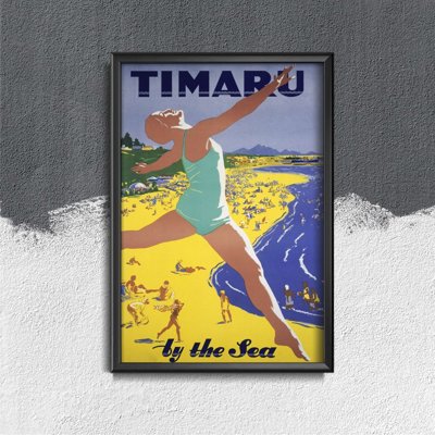 Poster New Zealand Timaru by the Sea