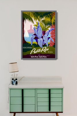 Vintage poster Puerto Rico USA