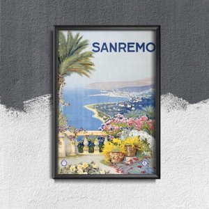 Wall art Sanremo Italy