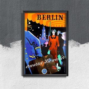 Vintage poster Berlin