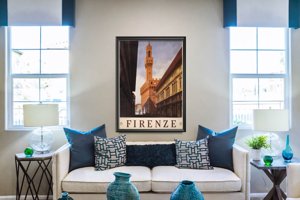 Wall art Retro poster Firenze Italy