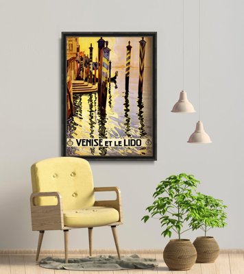 Canvas poster Venice Italy
