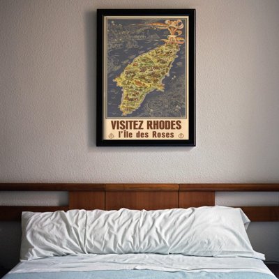 Poster Rhodes Island Greece